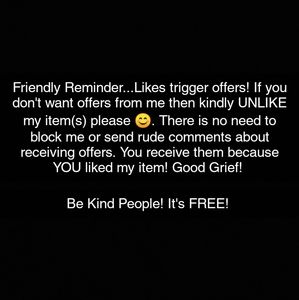 Be Kind People...IT'S FREE!!!!